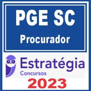 PGE SC (Procurador) Estratégia 2023
